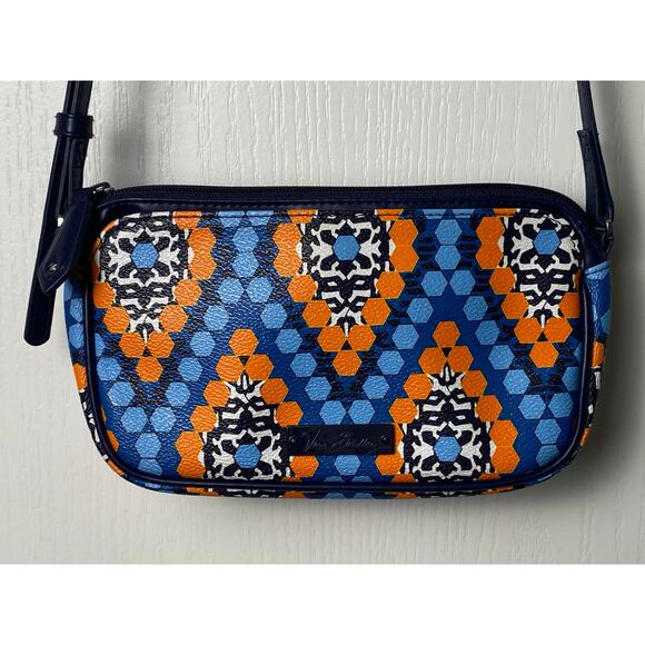 Vera Bradley Handbags - Vera Bradley‎ Small Crossbody Marrakesh Beads Blue Orange White Purse Bag